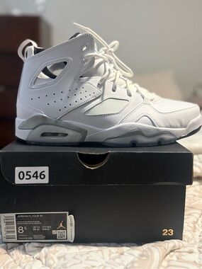 Jordan White Men’s High-Top Sneakers